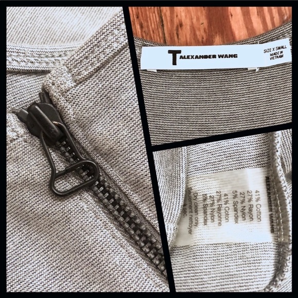 T by Alexander Wang Grey Bodycon Dress - Picture 3 of 3